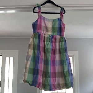 GAP Girls L 10 Plaid Summer Dress